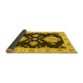 thumbnail image 2 of Ahgly Company Indoor Round Persian Yellow Traditional Area Rugs, 8' Round, 2 of 4