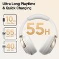 thumbnail image 4 of Auriculares inalámbricos QCY H3 PRO Adaptive ANC para colocar sobre las orejas, 4 of 8