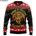 thumbnail image 3 of Suéteres de punto feos para Navidad, para perros y gatos, divertidos, para Halloween, Navidad, regalos, para parejas, fiestas, unisex, informales, 3 unidades, 3 of 5