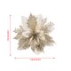 thumbnail image 3 of Matsuzay 10 Uds. De polvo de brillo de flores artificiales de Navidad, adornos de árbol de Navidad DIY, flores falsas, decoraciones de Año Nuevo de Kits de decoración para fiestas uno Matsuzay HA002044-01, 3 of 6