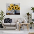 thumbnail image 3 of Stupell Industries Traditional Sunflower Bouquet Botanical & Floral Painting Gallery Wrapped Canvas Art Print Wall Art, 48 x 36, 3 of 8