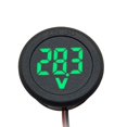 thumbnail image 1 of DC 4-100V Medidor de corriente de voltaje para automóvil Panel detector redondo de dos cables verde Ndcxsfigh Para estrenar, 1 of 4