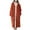 Orange, variant on Wancir Robe Winter Bathrobe Women Loose Loungewear Sweet Tender Robe Fleece Coral Warm Robes Pink Grey