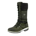 thumbnail image 7 of Xiaoxatg Women's Mid-Calf Boots Durable Outdoor Thermal Winter Warm Boots for Women 9 Green, 7 of 7