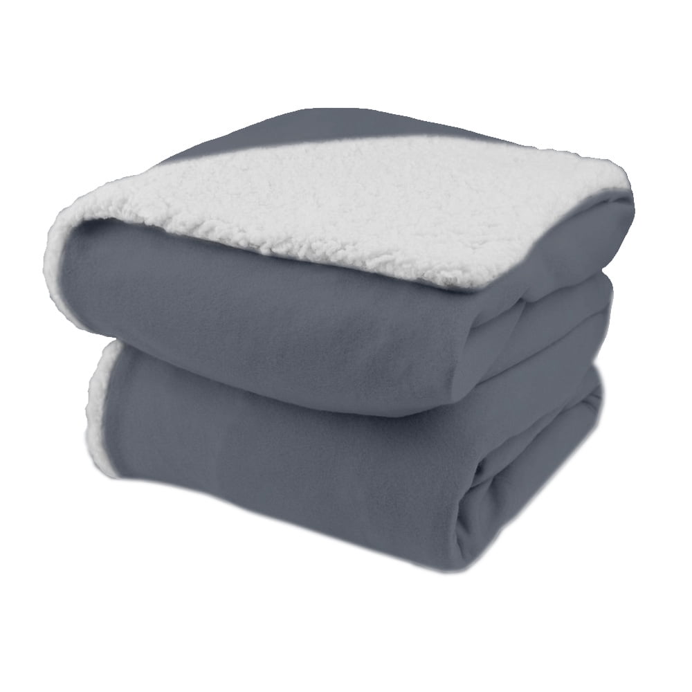 Biddeford Analog Comfort Knit Electric Heated Throw Blanket with
