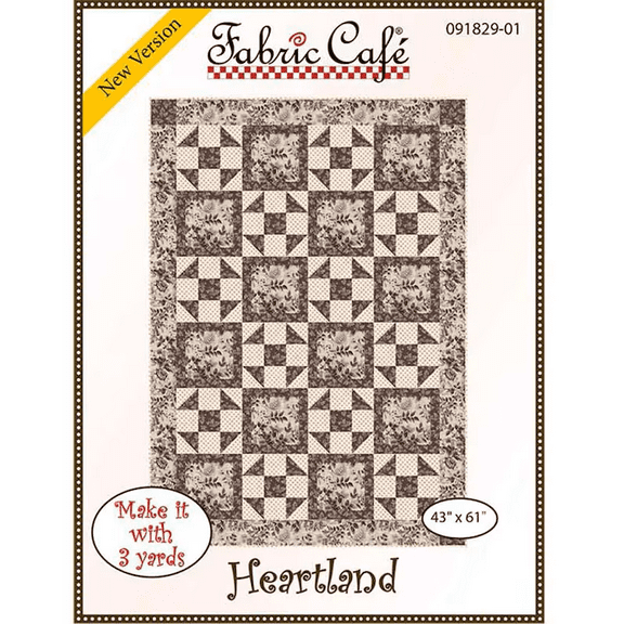 Heartland Quilt Pattern by Fabric Cafe