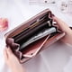 thumbnail image 3 of Cartera larga de mano para mujer, estilo coreano, bolso de mano, tarjetero multifuncional, bolso para teléfono móvil, monedero, billetera para mujer, 3 of 6