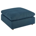 thumbnail image 4 of Modway Commix Modern Down Filled Overstuffed Fabric Ottoman in Azure, 4 of 9
