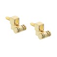thumbnail image 1 of Unique Bargains Guitare Rouleau String Arbre Retenue String Guides Or pour Guitare Électrique Basse avec Vis 2pcs, 1 of 5