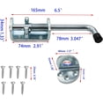 UBSWF-2 Packs 6.5 Inch Heavy Duty Spring Loaded Latch Pin, Sliding ...