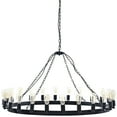 thumbnail image 3 of Modern Contemporary Urban Design Industrial Living Room Kitchen Chandelier Ceiling Light, Brown, Metal, 3 of 4