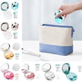 thumbnail image 4 of Contact Lens Case with Cleaner Washer & Applicator Kit, Travel Size Colored Contact Lens Case, Includes Solution Bottle, Mirror & Removal Tool for Daily Use & Outdoor Convenience, 4 of 8