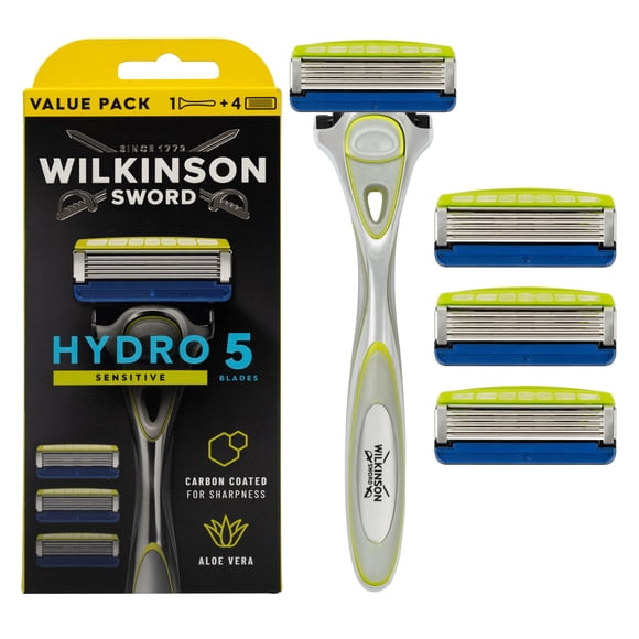 Máquina de Afeitar Manual Wilkinson Sword Hydro 5 Sensitive con 4 Cuchillas