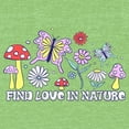 thumbnail image 2 of Girl's Lost Gods Find Love in Nature  Graphic Tee Green Apple Large, 2 of 4