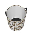 thumbnail image 3 of Daiia German Shepherd Dog Round Laundry Basket with Handles Thickened Waterproof Circular hamper,Dirty Clothes Storage Basket for Bedroom,Bathroom,College Dorm-Medium, 3 of 8