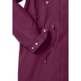 thumbnail image 5 of Woman Within Plus Size Taslon Anorak Jacket With Removable Fleece Lining, 5 of 6