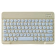 thumbnail image 2 of MesaSe Clavier Bluetooth avec Rétroéclairage Couleur - Clavier Sans Fil Portable à Cap Rond pour PC Android et Tablette / Accessoires Électroniques en Solde pour Votre Vie Heureuse (Jaune), 2 of 6