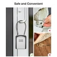 thumbnail image 4 of Sentryse Key Lock Box, Portable Combination Lockbox Wall-Mounted Key Storage Box, Resettable Code Safe Security Lock Box for Home, Office, Apartment, 4 of 7