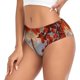 thumbnail image 2 of Fotbe Eiffel Tower Calzones Estampados para Mujer – Ropa Interior de Algodón, Cómoda, Suave y Elástica-Large, 2 of 6