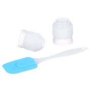 Kayaso Cake Decorating Icing Piping Tip Set, 10 X-large Decorating Tips Stainless Steel Plus 20 Disposable Pastry Bags