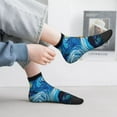 thumbnail image 2 of Pofeuu Starry Night Sunflower Field Print 30cm Socks, Adult Running Hiking Socks for Youth and Adult, 2 of 7