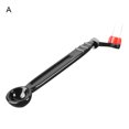 thumbnail image 2 of Zeus Double Head Anti-scalding Espresso Coffee Machine Curved Cleaning Brush Spoon, 2 of 7