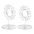 thumbnail image 1 of 20 PCS Fil Table Photo Photo Titulaire Plaqué Or Réutilisable Carte de Table avec Clip Ferme, 1 of 8