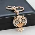 thumbnail image 5 of Creative Personality Owl Car Keychain Fashion Female Bag Hanging Wrist Lanyard for Keys Retractable Heart Shaped Blanks 3 Acrylic Blanks Wallet Women with Key Ring Clip Key Ring Key Rings for Women, 5 of 8