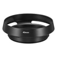 thumbnail image 3 of Uxcell 49mm Lens Hood, Standard Vented Matte Surface Hood with Cleaning Cloth for Camera Lens, Black, 3 of 6