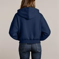 thumbnail image 5 of zaveiop Womens Zip up Hoodies Cropped Sweatshirts Casual Comfy Cute Zip Jackets Fashion Trendy Fall Outfits 2025 Y2K Clothes (Z1-Dark Blue, S), 5 of 6