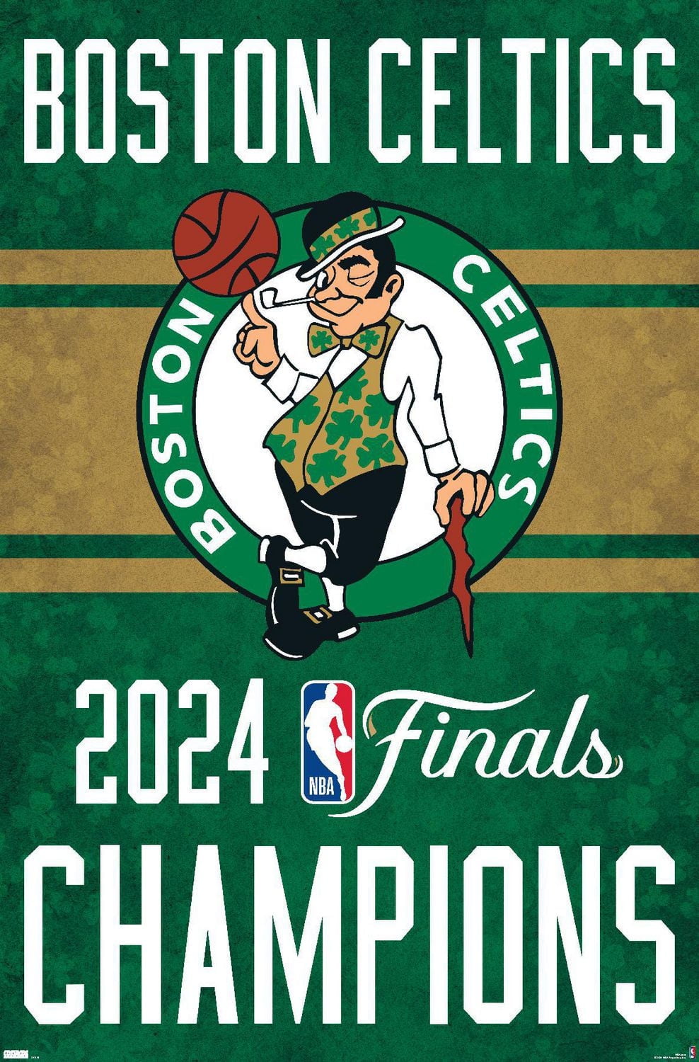 NBA Boston Celtics - Logo de l'équipe des finales NBA 2024