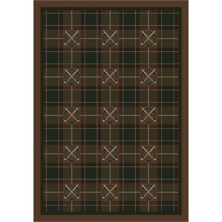 Milliken Activity Country Clubs All-Over Golf Novelty Rug