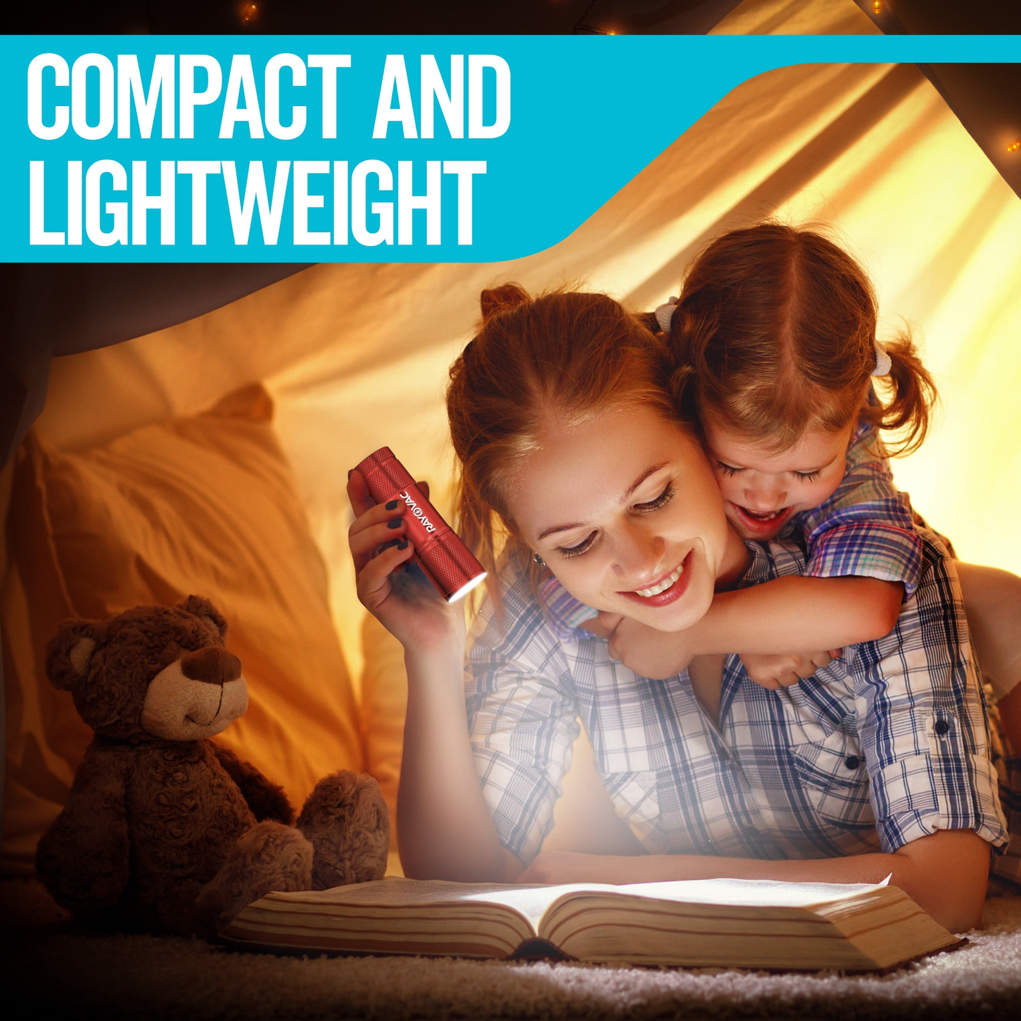 Rayovac Compact Metal LED Flashlight, 50 Lumens