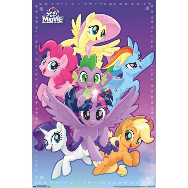 Hasbro My Little Pony Movie - Adventure Wall Poster, 14.725" x 22.375"