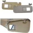 thumbnail image 3 of Applicable to Car Sun Visor With Mirror Compatible For Toyota Auris/Corolla 2010 2011 2012 2013 Beige Grey Left Right Side Driver Passenger Side Interior(Grey Right), 3 of 7