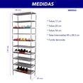 thumbnail image 3 of Zapatera Multifuncional de 9 Niveles para almacenar 27 pares de zapatos o ropa CHIC-FANTASY  TORRE EIFFEL, PARIS, 3 of 7