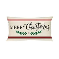 Hwkond Sofa Pillows Covers Christmas Cushion Cover Home Decor Throw Pillowcase Sofa Flashing 50x30cm,(Up to 25% Off)MulticolorA