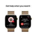 thumbnail image 5 of Apple Watch Series 10 GPS + Cellular 42mm Gold Titanium Case with Gold Milanese Loop, 5 of 9