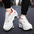 thumbnail image 6 of Roller Skate Shoes for Woman, Double-Row Deform Wheel Automatic Walking Shoes, Retractable Roller Skate, Shoes with Wheels, Skating Shoes for Outdoor Fun & Fitness, 6 of 6