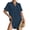 Navy Blue, variant on Shine Up Women Swimsuit Cover-ups Button Down Shirt Dress Summer Tops Bathing Suit Coverup
