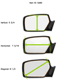 thumbnail image 5 of 07-12 Veracruz Right Passenger Side Mirror Glass W/o Backing Plate. Non Heated Non Auto Dimming, 5 of 6