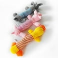 thumbnail image 5 of UDIYO Cute Dog Toy Pet Puppy Plush Sound Chew Squeaker Squeaky Pig Elephant Duck Toy, 5 of 6