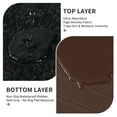 thumbnail image 3 of MIDUORUG Solid Black Runner Rug 3'×8' Non Slip Rubber Back Area Rugs for Indoor Outdoor Hallway Kitchen, 3 of 7