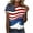 QR1_Multicolor, variant on VKOYWKM Red White and Blue Tops for Women Patriotic American Flag Graphic T Shirts Independence Day Short Sleeve Round Neck USA Flag Patriotic Memorial Day Tee