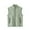 Mint Green_26#916A, variant on Puffy Vest Men Flannel Sleeveless Stand Collar Jacket Full Zipper Winter Warm Mens Vests with Pocket