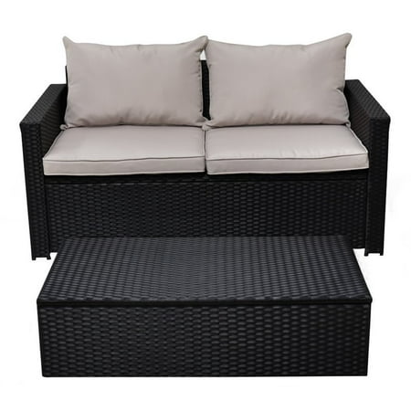 Best Ing Serta Laa Outdoor Storage Sofa Coffee Table Black Wicker Accuweather Serta Laa Outdoor Storage Sofa, Serta Outdoor Furniture