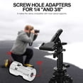 thumbnail image 3 of Light Stand Clip,Metal Clamp 3/8'' & Studio Reflector Clamp Light Stand Clamp Luxury Finish, 3 of 13