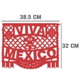 thumbnail image 2 of Papel picado Fiestas Patrias | Guirnaldas | enramada | 5 tiras de 5 metros | diseño de 16 de Septiembre tricolor | plastico picado viva mexico | colores verde, blanco y rojo | plastico picado, 2 of 5