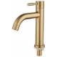 thumbnail image 3 of Grifo monomando para baño, construcción de latón macizo, fácil instalación, salida de agua fría y caliente, acabado dorado cepillado para lavabo de tocador (acabado resistente a la decoloración), 3 of 5