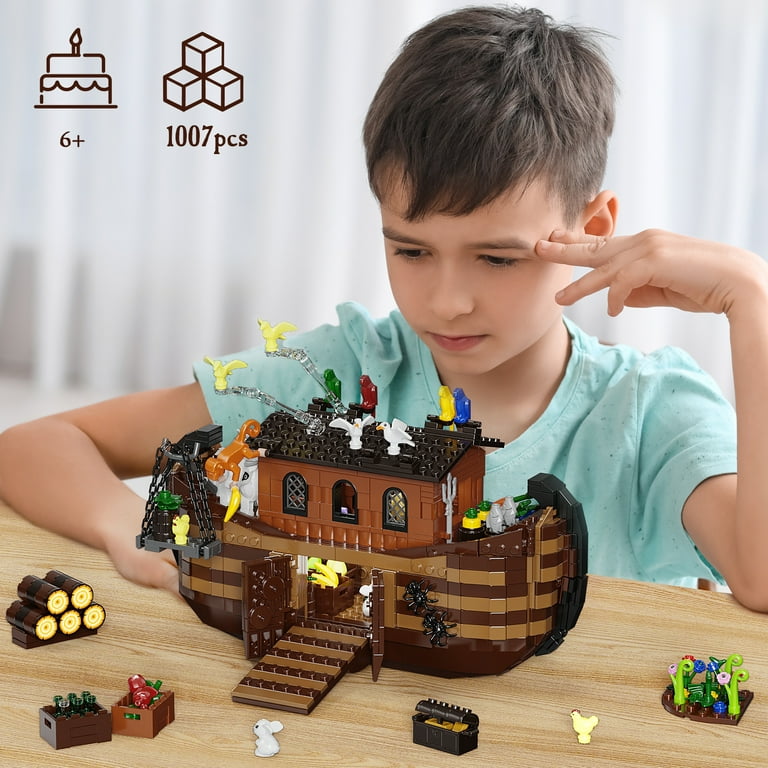 Noah's Ark Toy Animal Playset Noah's Animal House Building Block